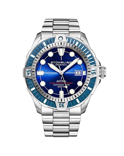 Stuhrling Blue Automatic Astral 1005 45Mm Watch for men