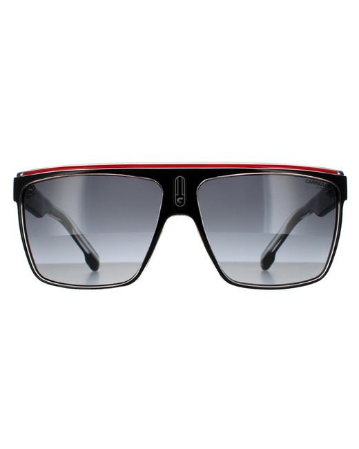 Carrera Gray Shield Crystal Dark Gradient Sunglasses