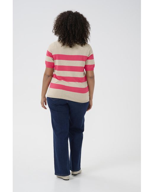 Kaffe Pullover Regular Fit Berry in het Red