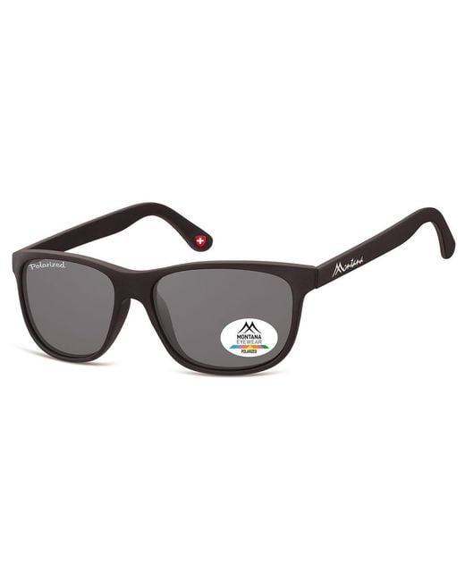 Montana Black Rectangle Matte Polarized Mp48 for men