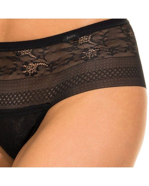 Janira Black Magic Band Panties With Culotte Effect Breathable Fabric 1031611