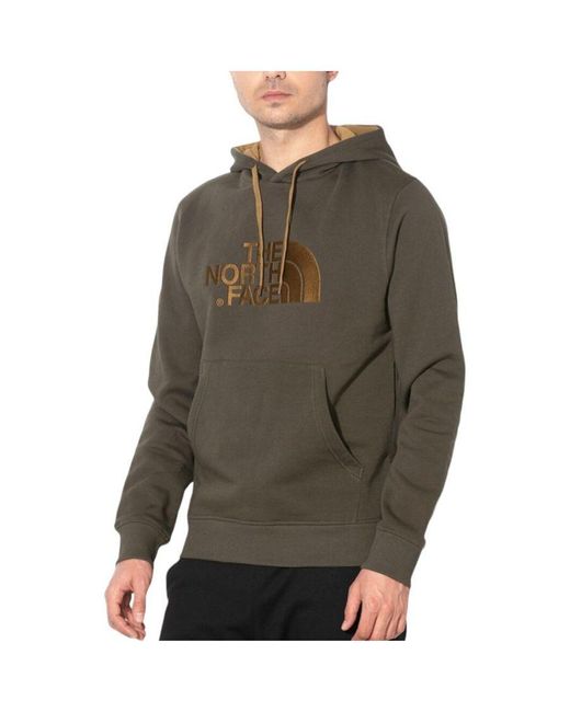 The North Face Gray Drew Peak Embroidery Hoodie for men