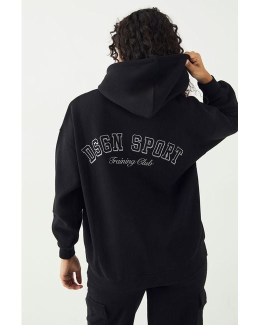 DSGN Studio Blue Sport Training Club Oversized Hoodie