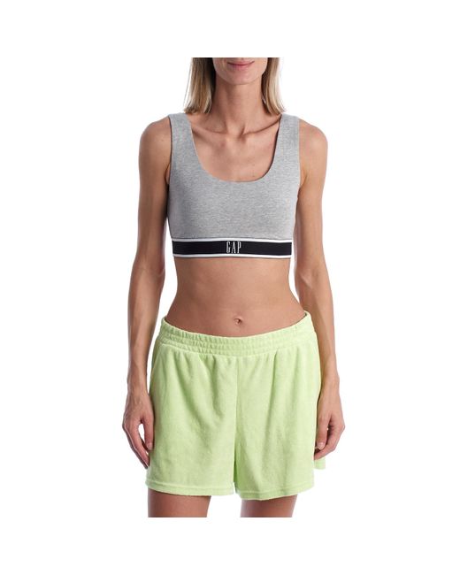 Gap Green Cotton Bralette Bra 802617