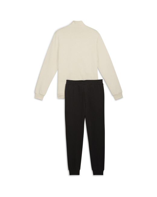 PUMA White Colorblock Tracksuit for men