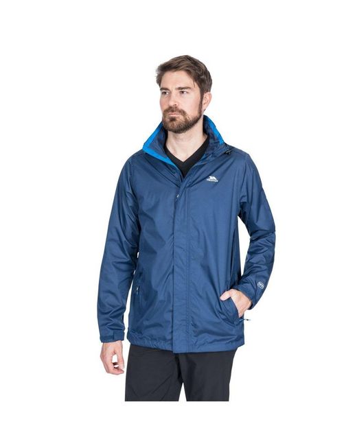 Trespass Blue Fraser Ii Waterproof Jacket for men