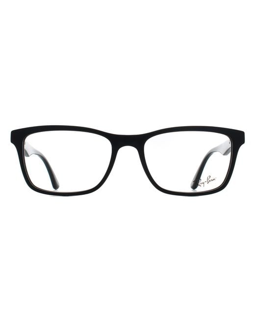 Ray-Ban Black Rectangle Rx5279