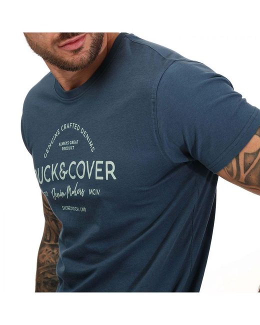 Duck and Cover Duck En Cover Ventwell 5-pack T-shirts In Multi Kleur in het Blue voor heren