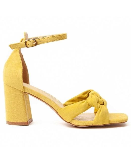 Montevita Yellow Heel Sandal Sparto2121