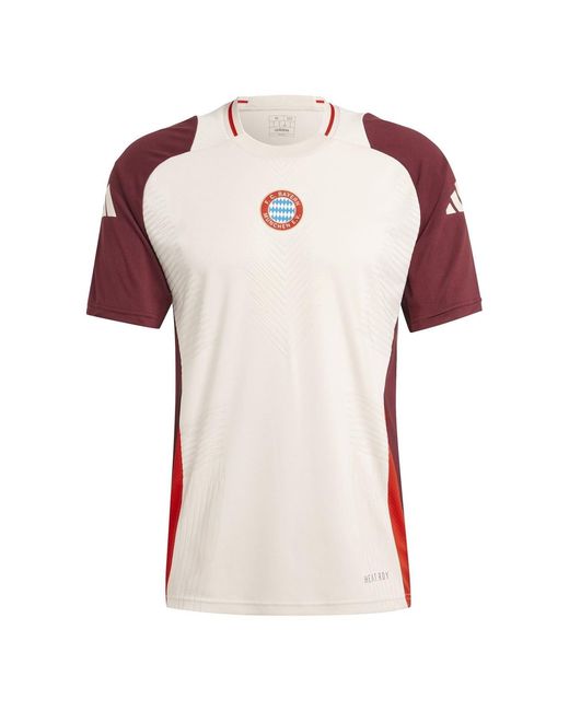 Adidas Pink Fc Barcelona Crew Neck Raglan Sleeve Jersey for men