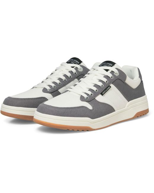 Jack & Jones Jammer Polyurethan Herren Frostgraue Sneakers in Metallic für Herren