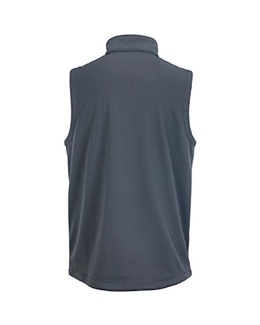 Russell Blue Smart Softshell Gilet Jacket (Convoy) for men