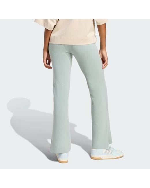Adidas Gray Soft Lux Flared Pants