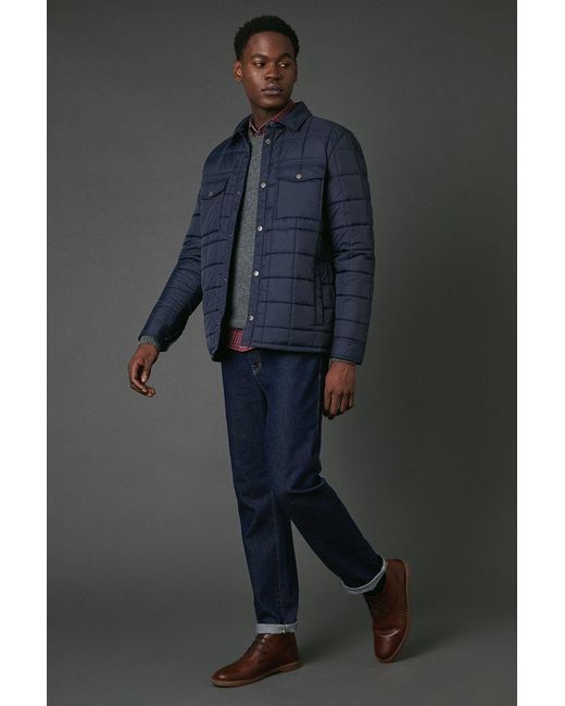 MAINE Black Quilted Jacket Nylon for men