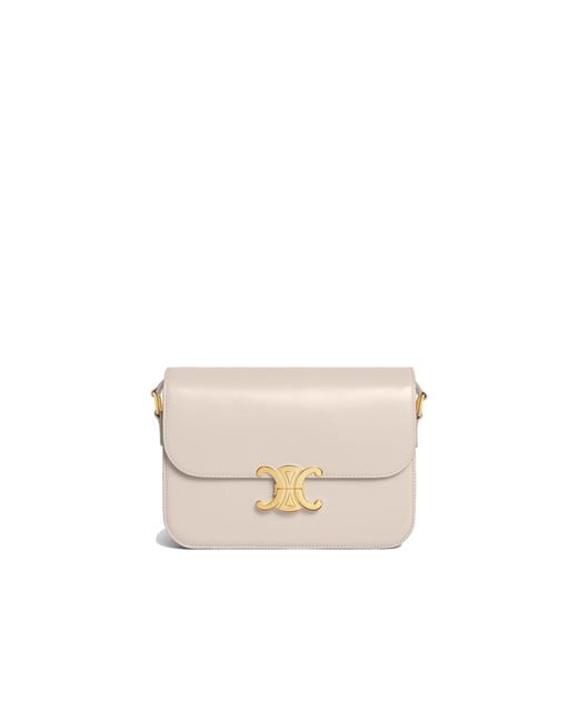 Céline White Classique Triomphe Bag