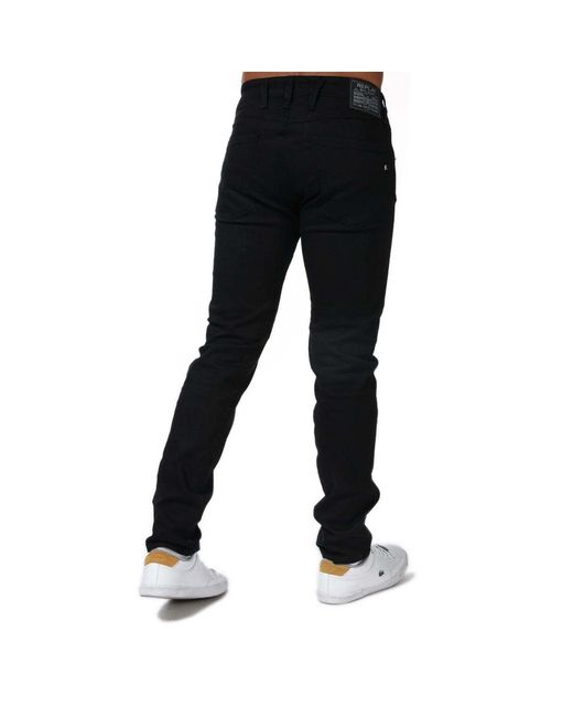Replay Black Slim Fit Jeans for men