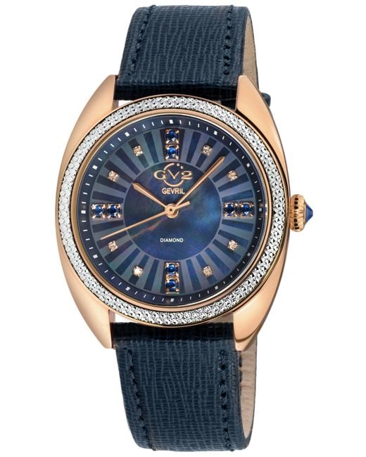 Gv2 Palermo Diamond Swiss Quartz Mop Dial, Genuine Handmade