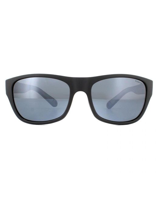 Polaroid Blue Sport Sunglasses Pld 7030/S Bsc Ex Mirror Polarized for men
