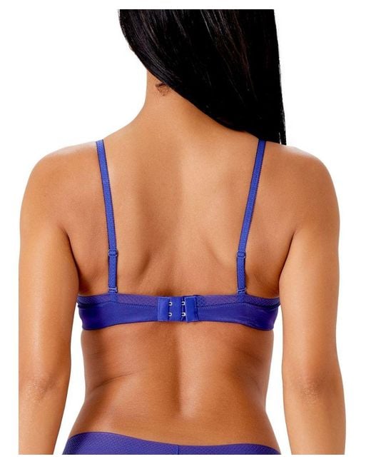 Gossard Blue Glossies Sheer Plunge Bra