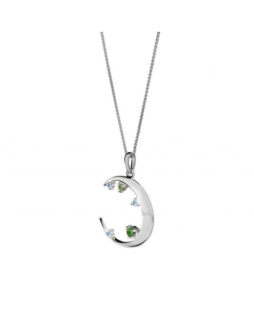 Orphelia Metallic 'Eline' 925 Sterling Chain With Pendant