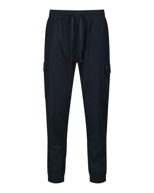 Luke 1977 Blue Club Tropicana Cargo Trousers for men
