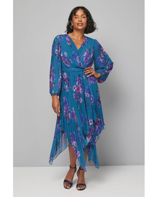 princess polly baby blue dress & OTHER STORIES Jersey Midaxi Dress With Drape Detail And Asymmetric Wrap  Front