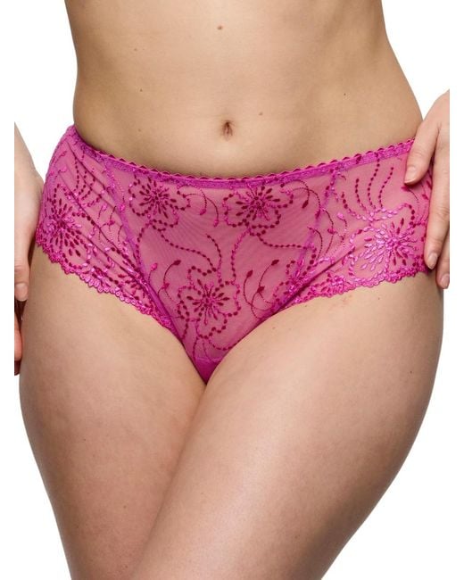 Marie Jo Pink Jane Luxury Thong Orchid Bliss