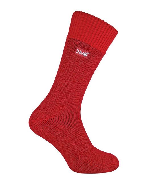 THMO Brown 3 Pack Multipack Thick Winter Warm Socks With Comfort Top for men