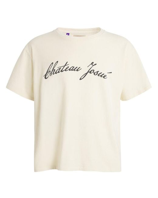 GALLERY DEPT. White Chateau Josué Script Logo T-Shirt