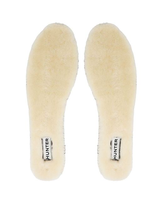 Hunter Natural Insulated Shearling Insoles Shoes for men