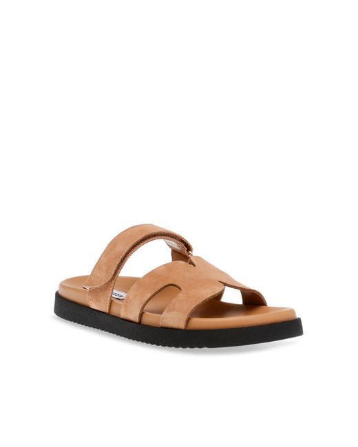 Steve Madden Brown Suede Missile E 295 Sandals