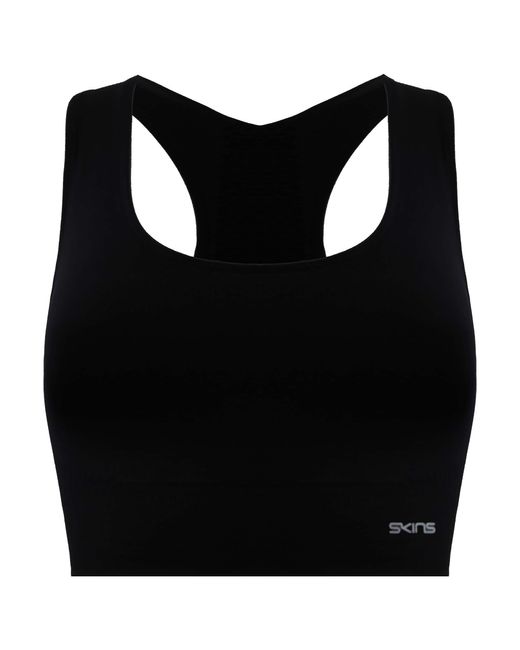 Skins Black Dnamic Base Sports Bra