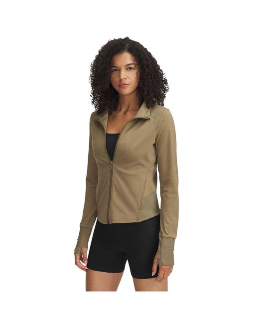 Under Armour Green Ladies Meridian Athletic Long-Sleeved Workout Jacket