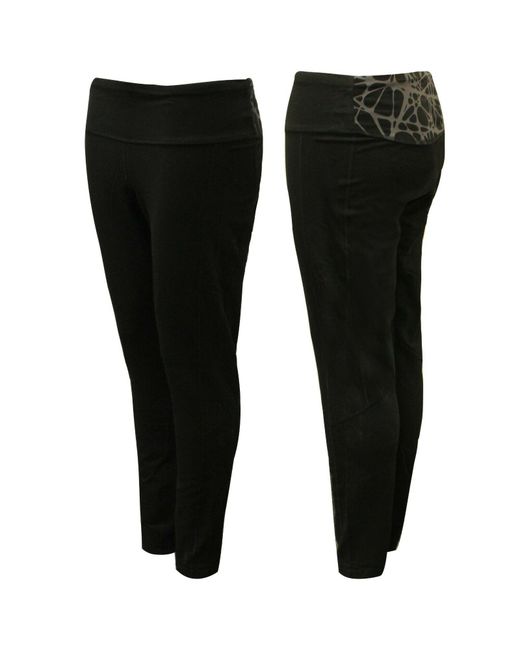 Diadora Black Evo Leggings Textile