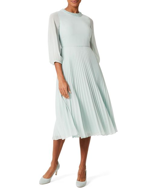 Hobbs Blue Sophia Dress