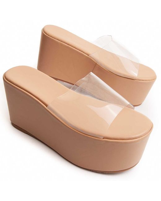 Montevita Natural Platform Sandal Platero