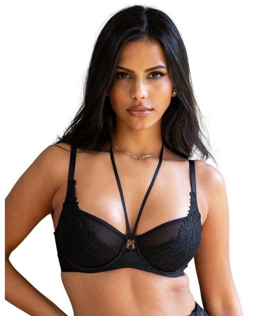 Pour Moi Black 38100 Lavish Underwired Bra
