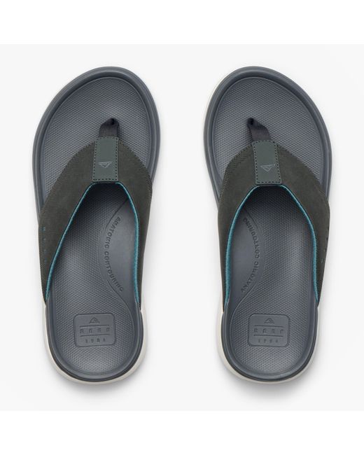 Reef Gray Cushion Norte Toe-Post Sandals//Offwhite for men