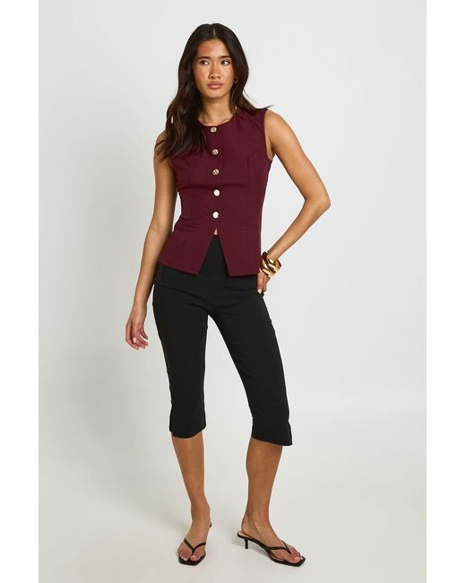 Boohoo Button Trim Detail Tailored Waistcoat
