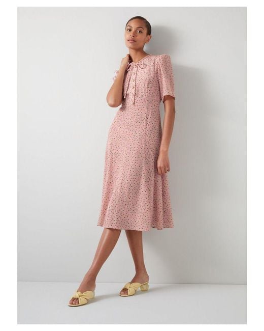 lk bennett montana silk dress L.K. BENNETT Montana Floral Silk Dress