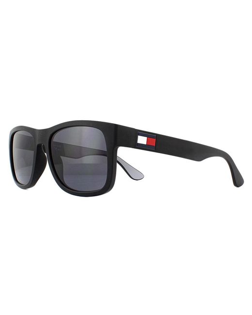 Tommy Hilfiger Black Sunglasses Th 1556/S 08A Ir 56Mm for men