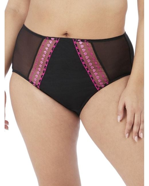 Elomi Black E Matilda Full Brief