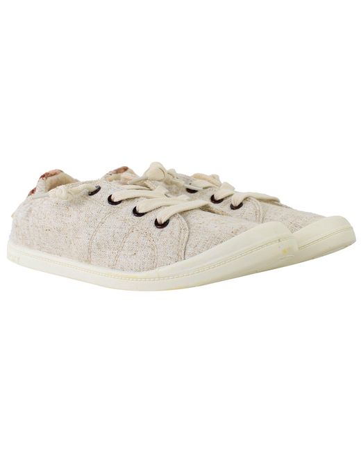 Roxy White Bayshore Iii Plimsolls