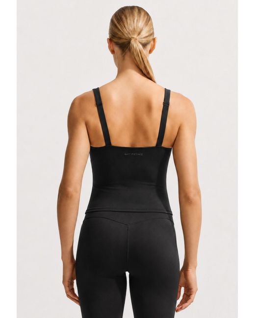 Nike Black Skims Matte Square Neck Tank Top