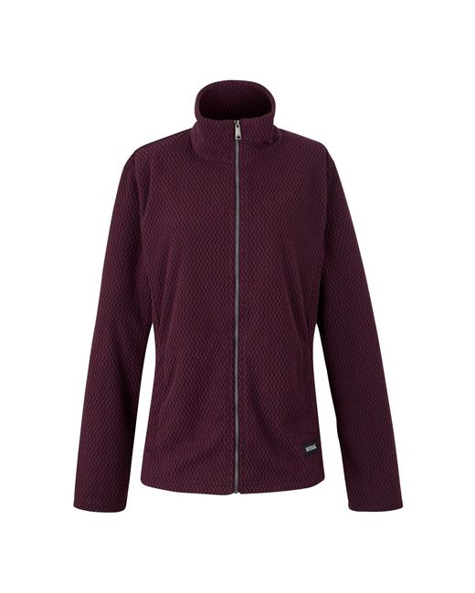 Regatta Purple Ladies Heidy Full Zip Fleece (Fig)