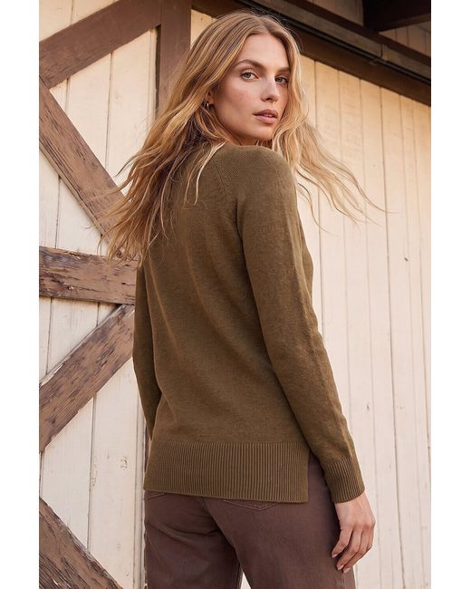 Roman Brown Plain Soft Crew Neck Jumper