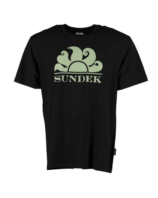Sundek T-shirt Nieuwe Simeon T-shirt in het Black voor heren