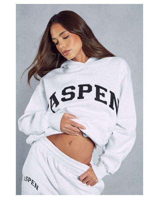 MissPap White Oversized Aspen Hoodie