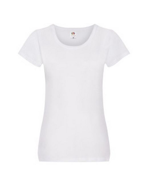 Fruit Of The Loom T-shirt (wit) in het White