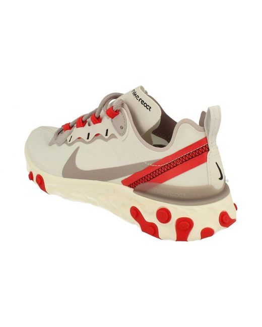 Nike React Element 55 Trainers in White Lyst UK